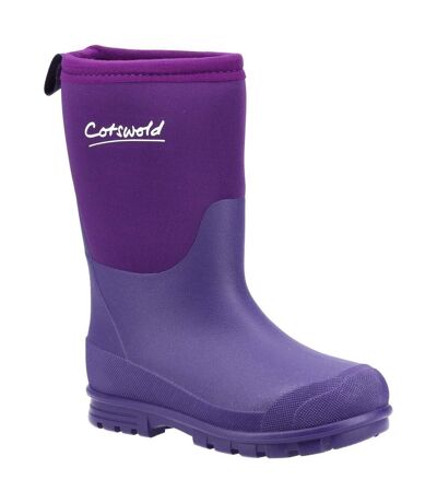 Bottes de pluie hilly enfant violet Cotswold