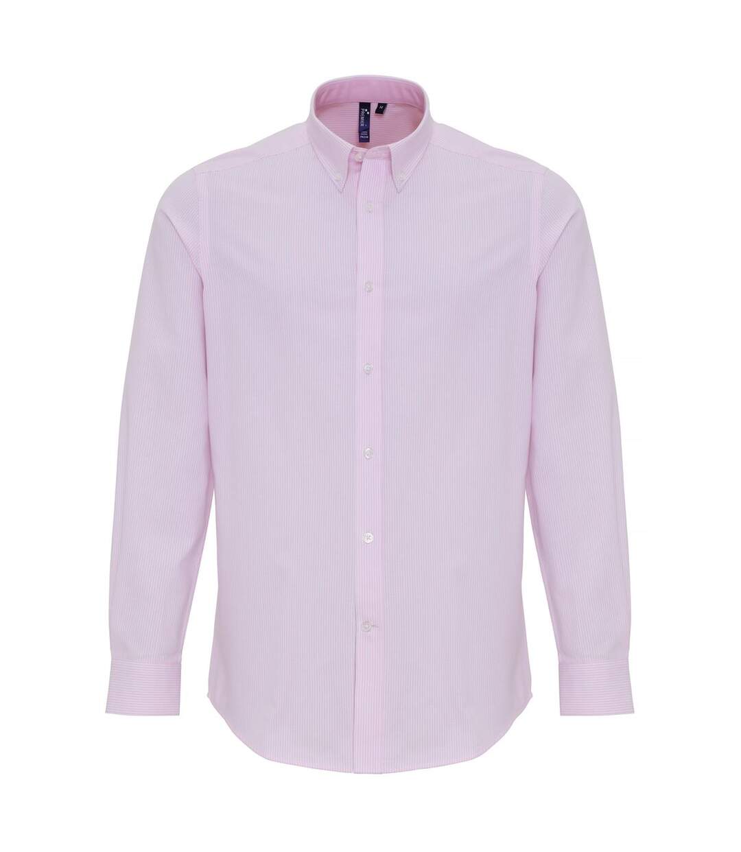 Chemise manches longues - Homme - PR238 - rayé rose-1