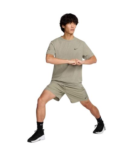 Mens Hyverse Swoosh Short-sleeved T-shirt Army Nike