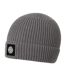 Mens Ribbed Beanie Grey Pretty Green-2
