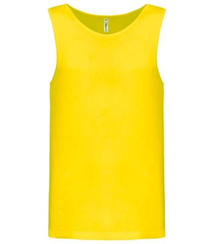 Débardeur de sport - Homme - PA441 - jaune fluo