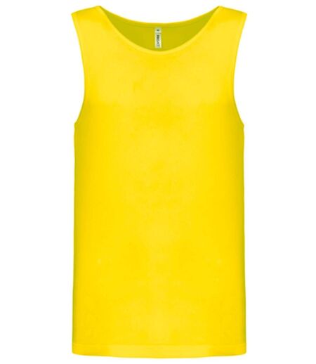 Débardeur de sport - Homme - PA441 - jaune fluo