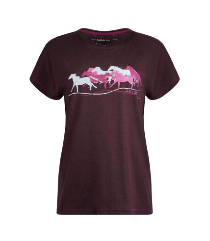 T-shirt gallopers femme vin chaud Weird Fish