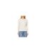 T-shirt Manches Longues Motif/style À Rayures Femme Blanc Cassé Selected Femme-1