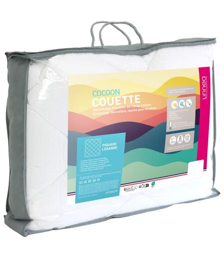 Couette polyester COCOON fibre creuse siliconée Chaud (hiver)