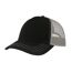 Casquette Trucker Rapper Noir Gris Atlantis Headwear-1