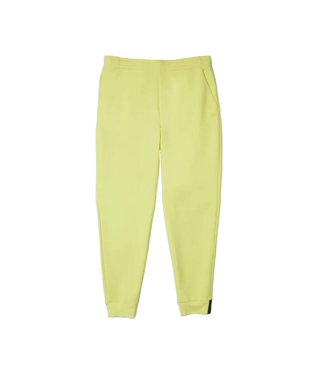 Mens slim jogging bottoms yellow Lacoste-1