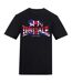 Mens Union Jack T-shirt Black Lonsdale-1