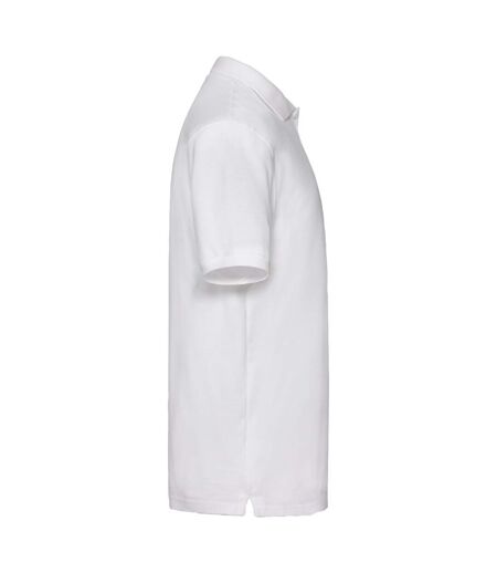 Polo premium homme blanc Fruit of the Loom