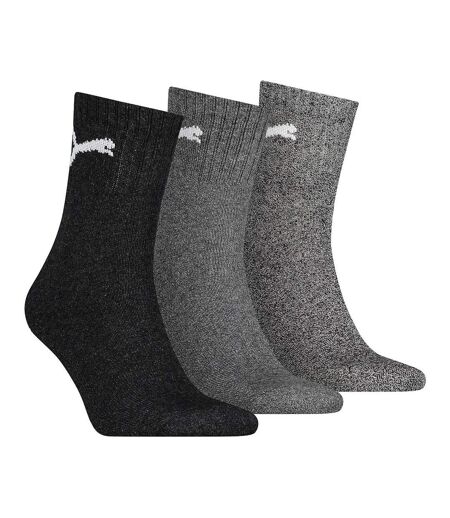 Puma Unisex Adult Crew Socks (Pack of 3) (Grey) - UTRD256