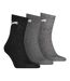 Puma Unisex Adult Crew Socks (Pack of 3) (Grey) - UTRD256-3