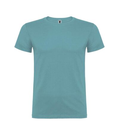 Mens beagle short-sleeved t-shirt dusty blue Roly