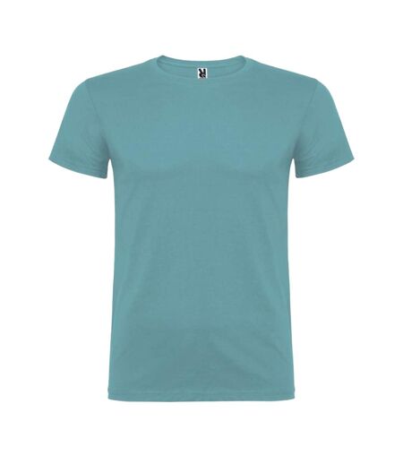 Mens beagle short-sleeved t-shirt dusty blue Roly