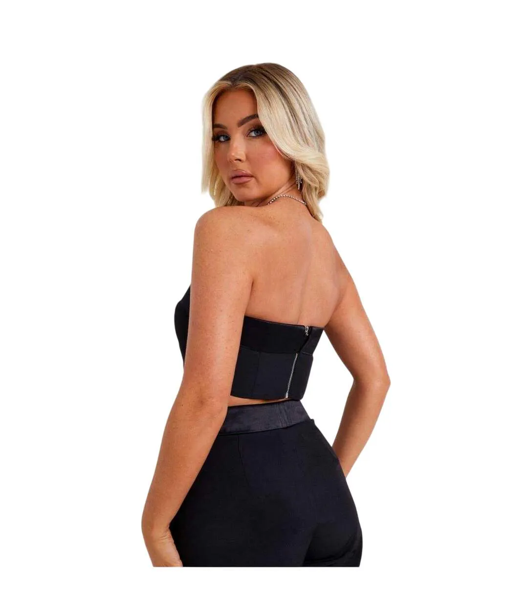 Haut Court Femme Noir Missy Empire-3