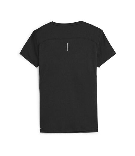 Maillot de sport noir femme run favorites velocity - s