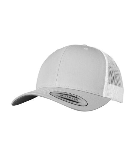 Casquette Trucker Argenté Blanc Classic