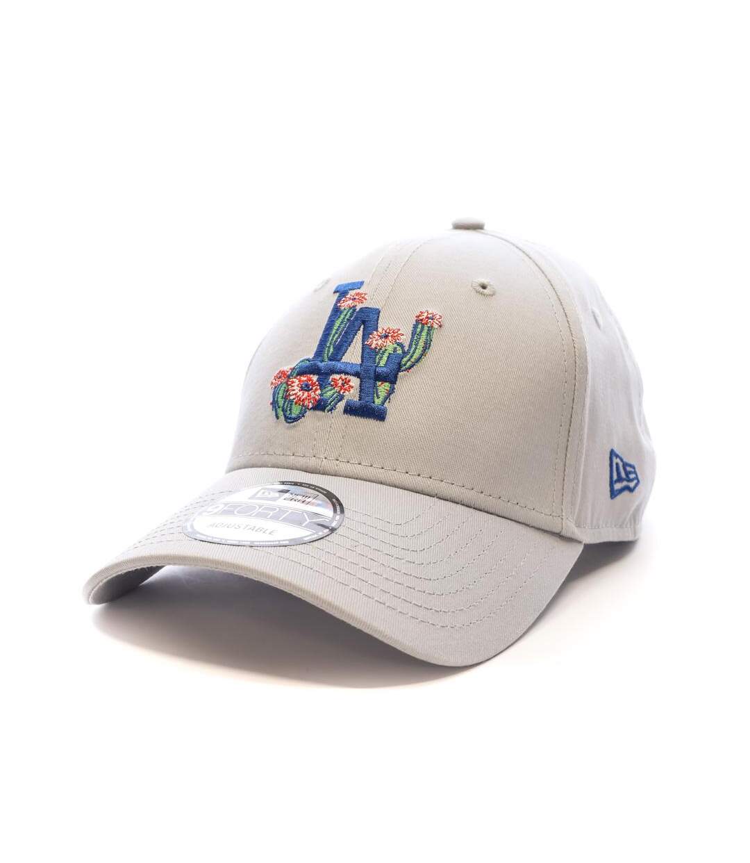 Casquette Grise Femme New Era Flower Icon 9forty Losdod Angeles Dodgers - OSFM-1