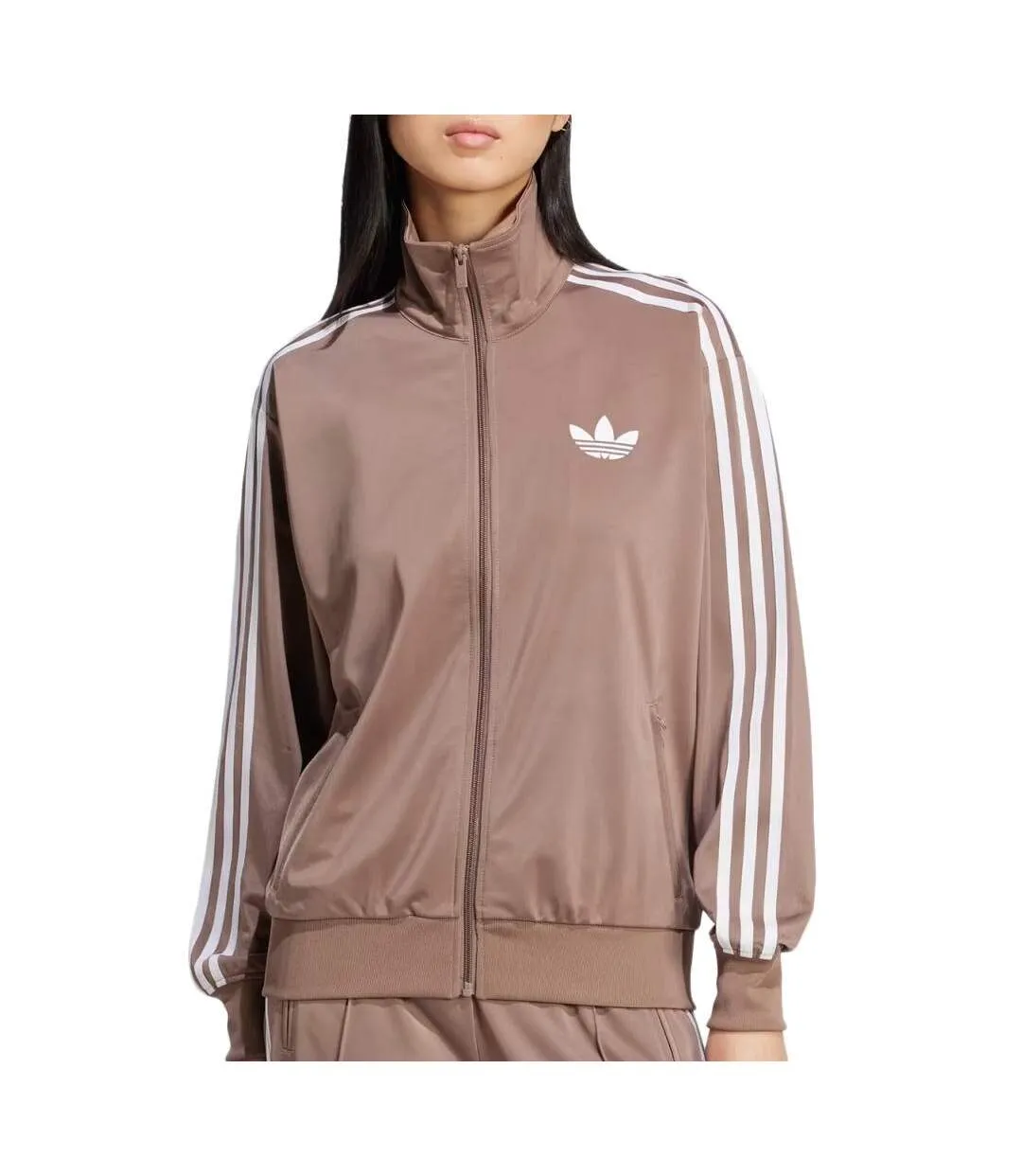 Veste marron femme adidas firebird-1