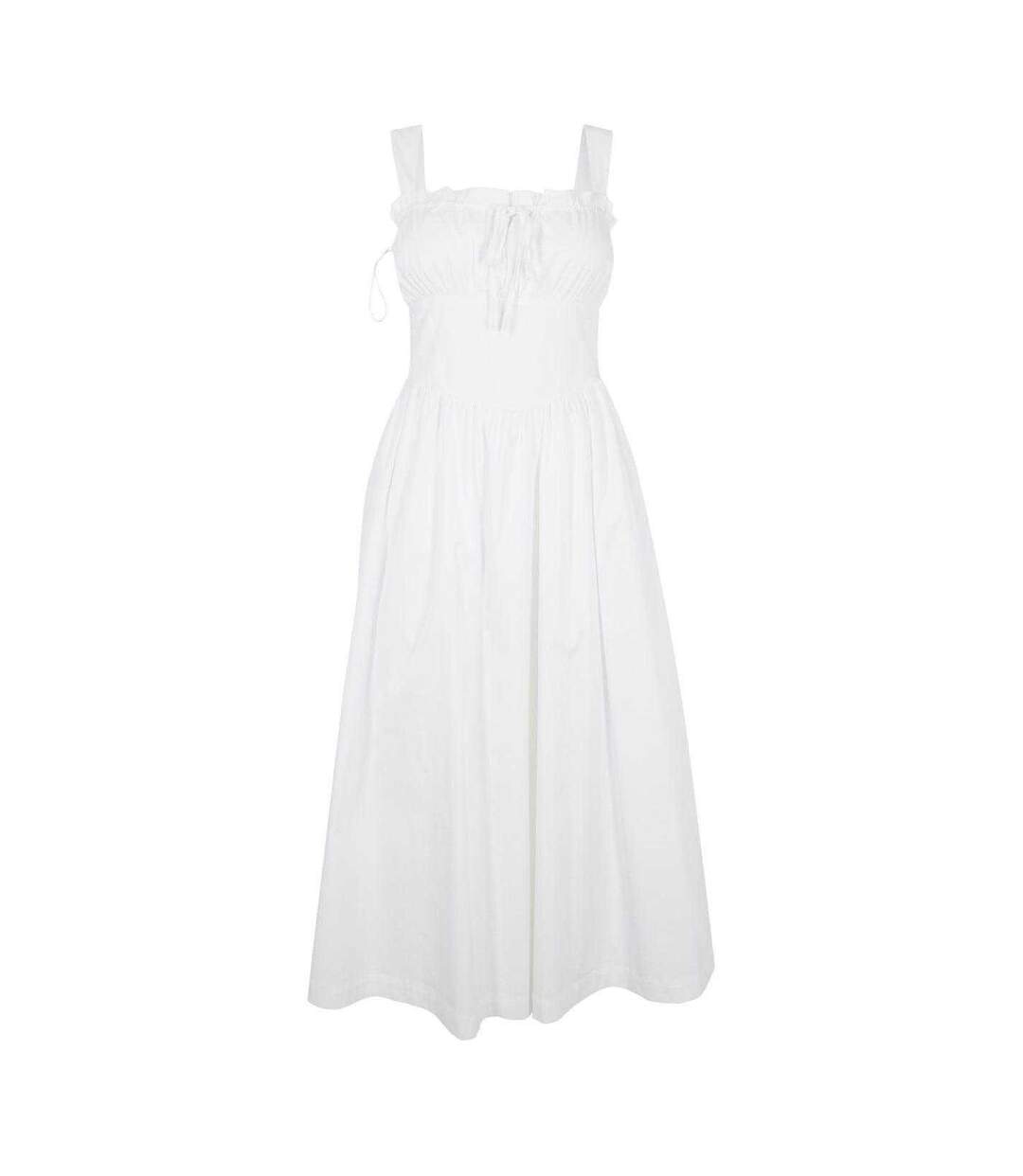 Robe Mi-longue Femme Blanc Jack Wills-2