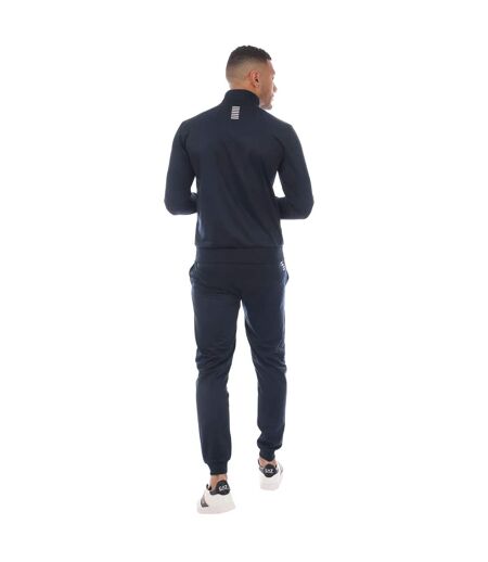 Mens Ea7 Full Zip Tracksuit Navy Emporio Armani