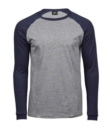 T-shirt homme gris / bleu marine Tee Jay