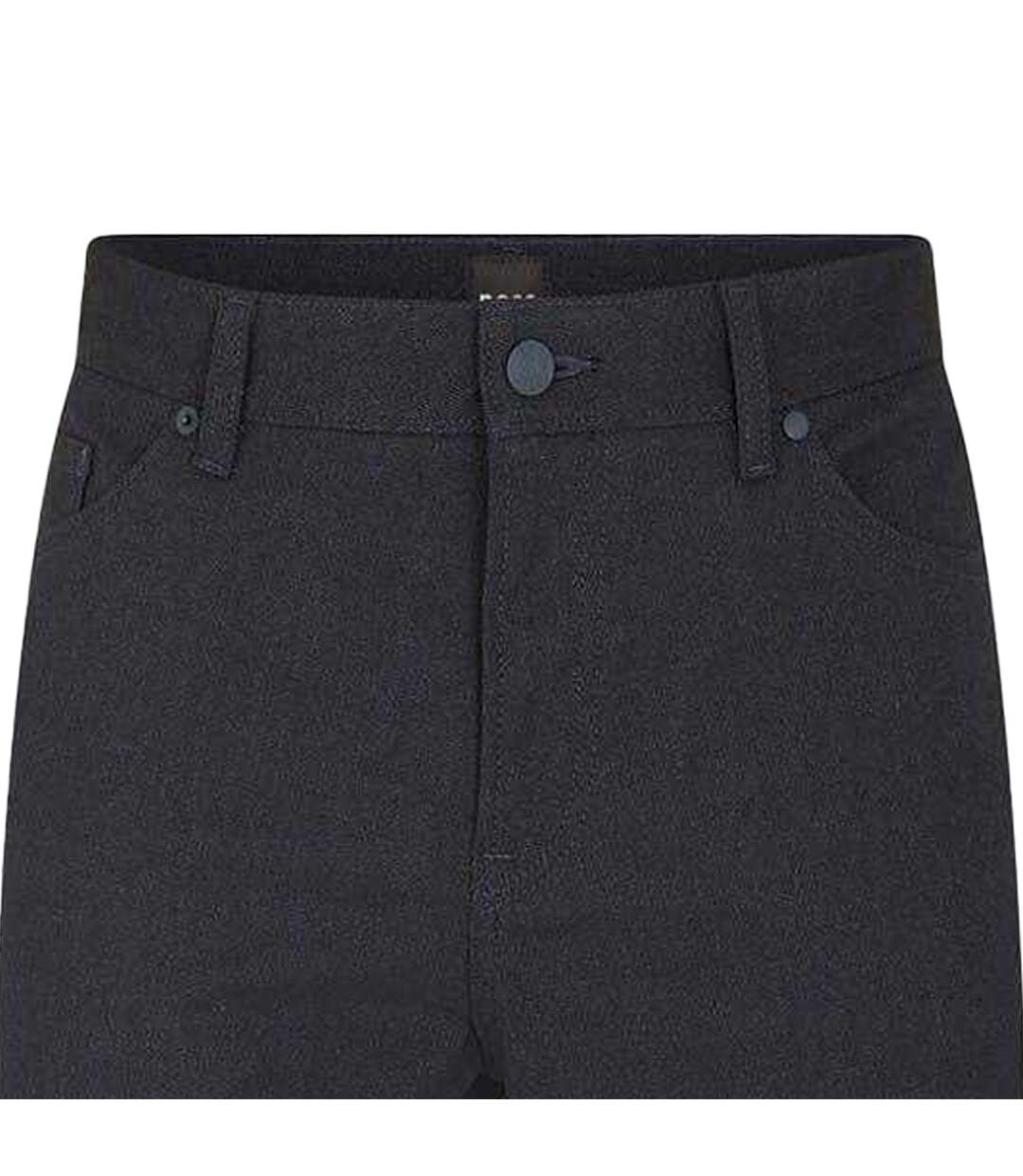 Mens Re.maine Straight Leg Chinos Dark Blue Boss-2