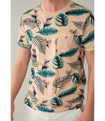 T-shirt pour homme à motifs tropicaux NUBIE