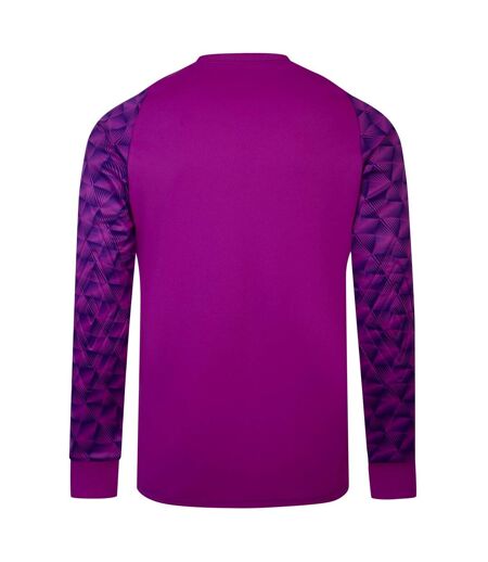 Umbro Mens Flux Long-Sleeved Goalkeeper Jersey (Purple Cactus/Electric Purple/White)