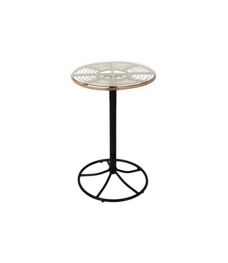 Table de Jardin Haute Surabaya 100cm Noir