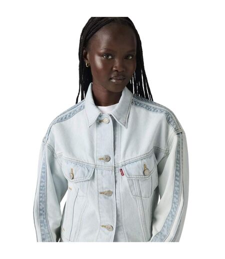 Veste En Jean Manches Longues Shrunken 90s Femme Bleu Levis