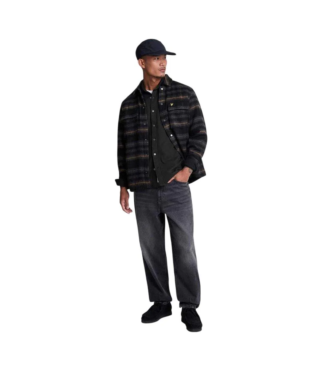 Chemise Motif/style Logo Homme Noir Lyle & Scott-4