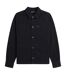 Mens Plain Twill Overshirt Black Fred Perry-2