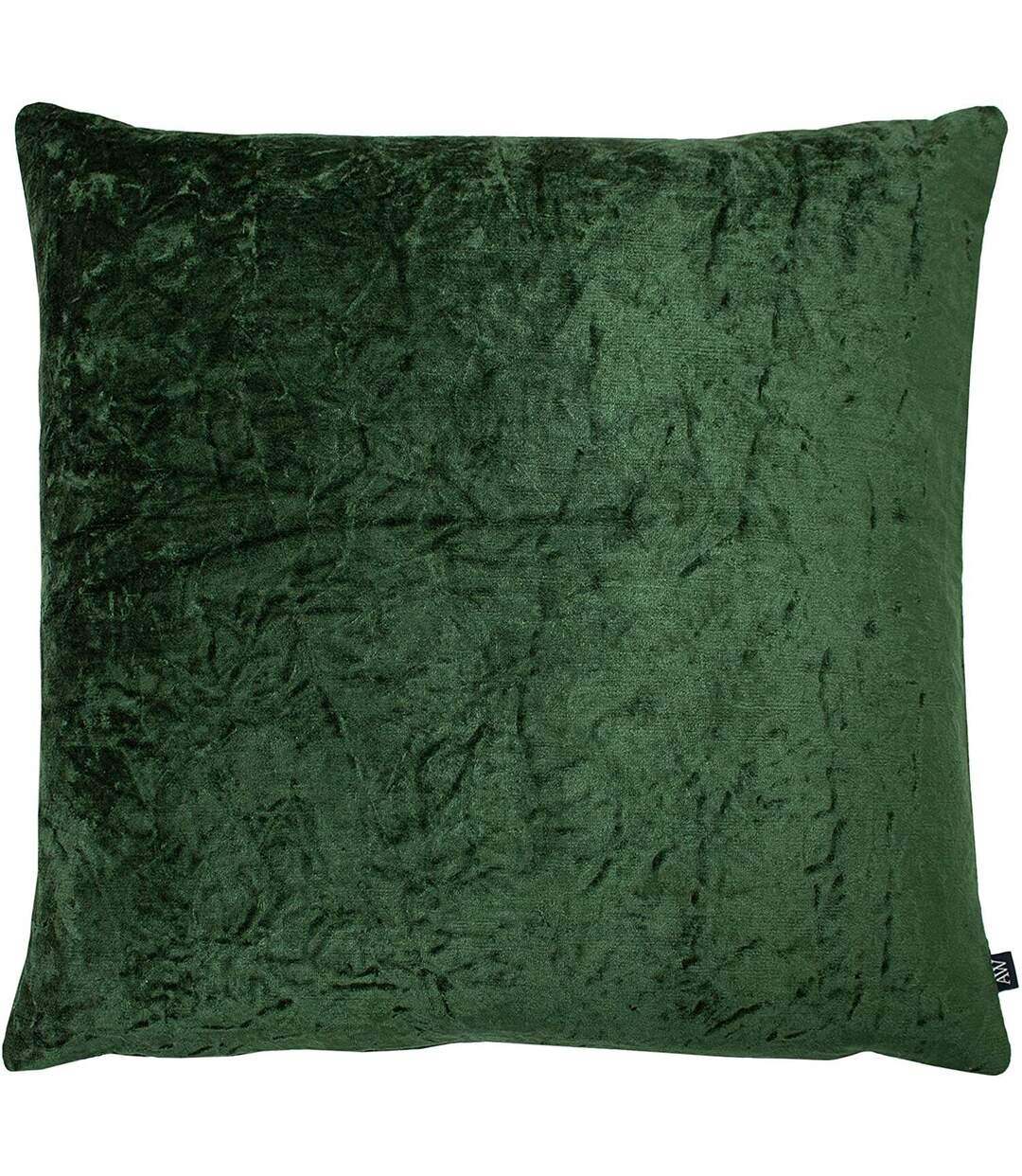 Kassaro crushed velvet cushion cover one size forest green Ashley Wilde