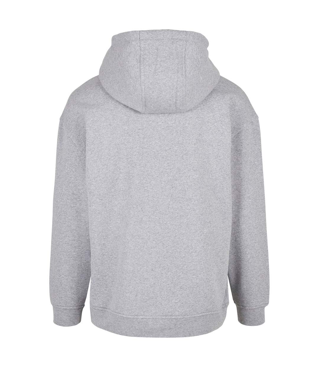 Sweat à capuche basic homme gris chiné Build Your Brand-2