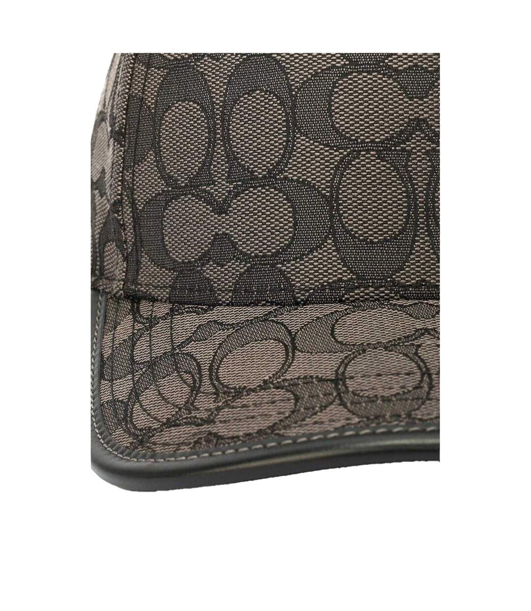 Signature Jacquard Baseball Cap Charcoal Coach-4
