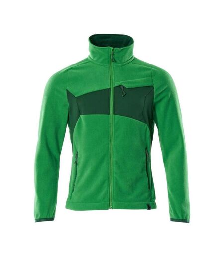 Mens Accelerate Fleece Jacket Grass Green Green Mascot