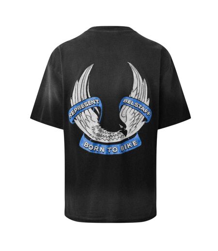 Mens Oversized T-shirt Washed Black Represent