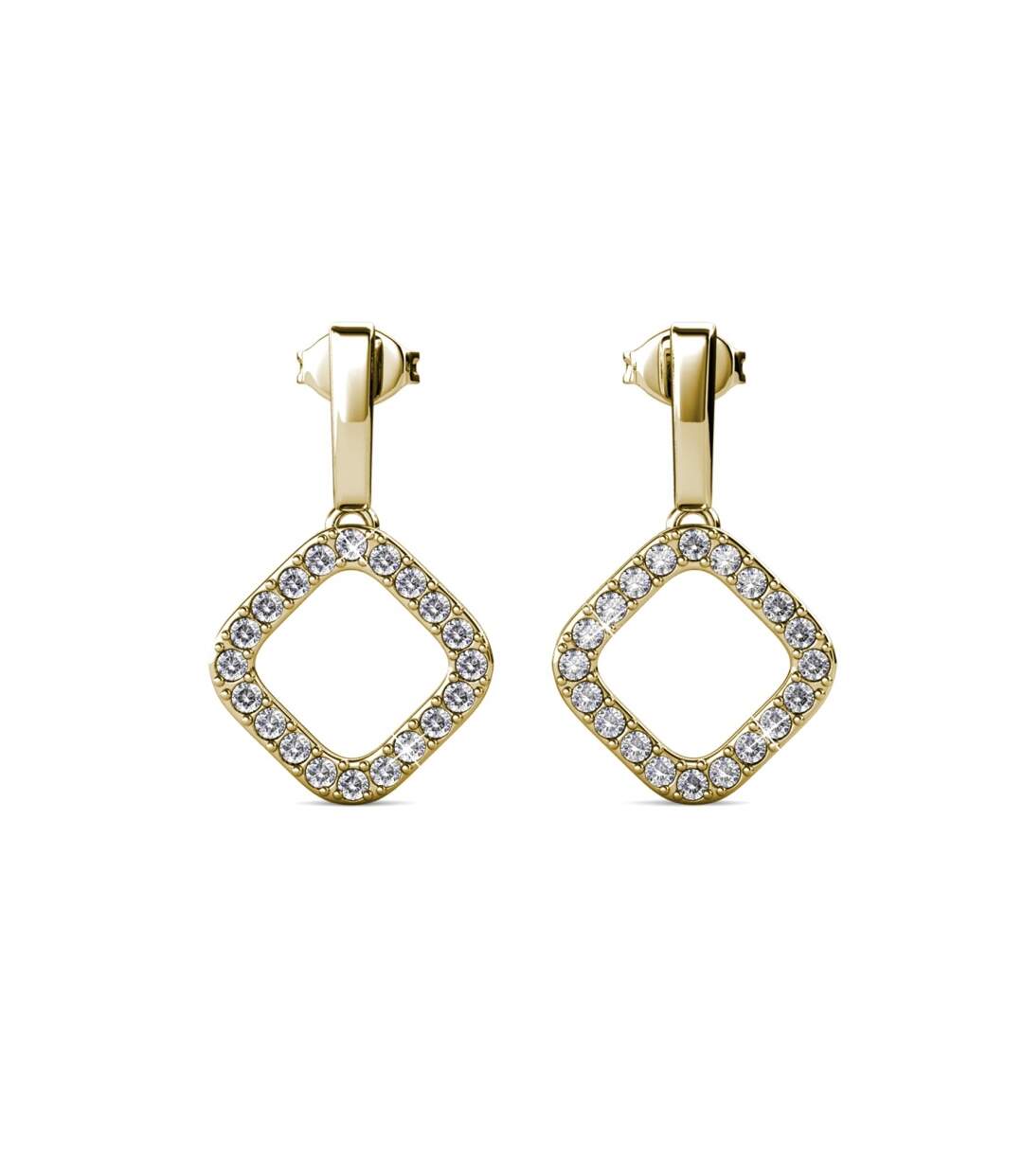 Boucles d'oreilles Mercury, Perle d'Autriche, Cristal d'Autriche-3