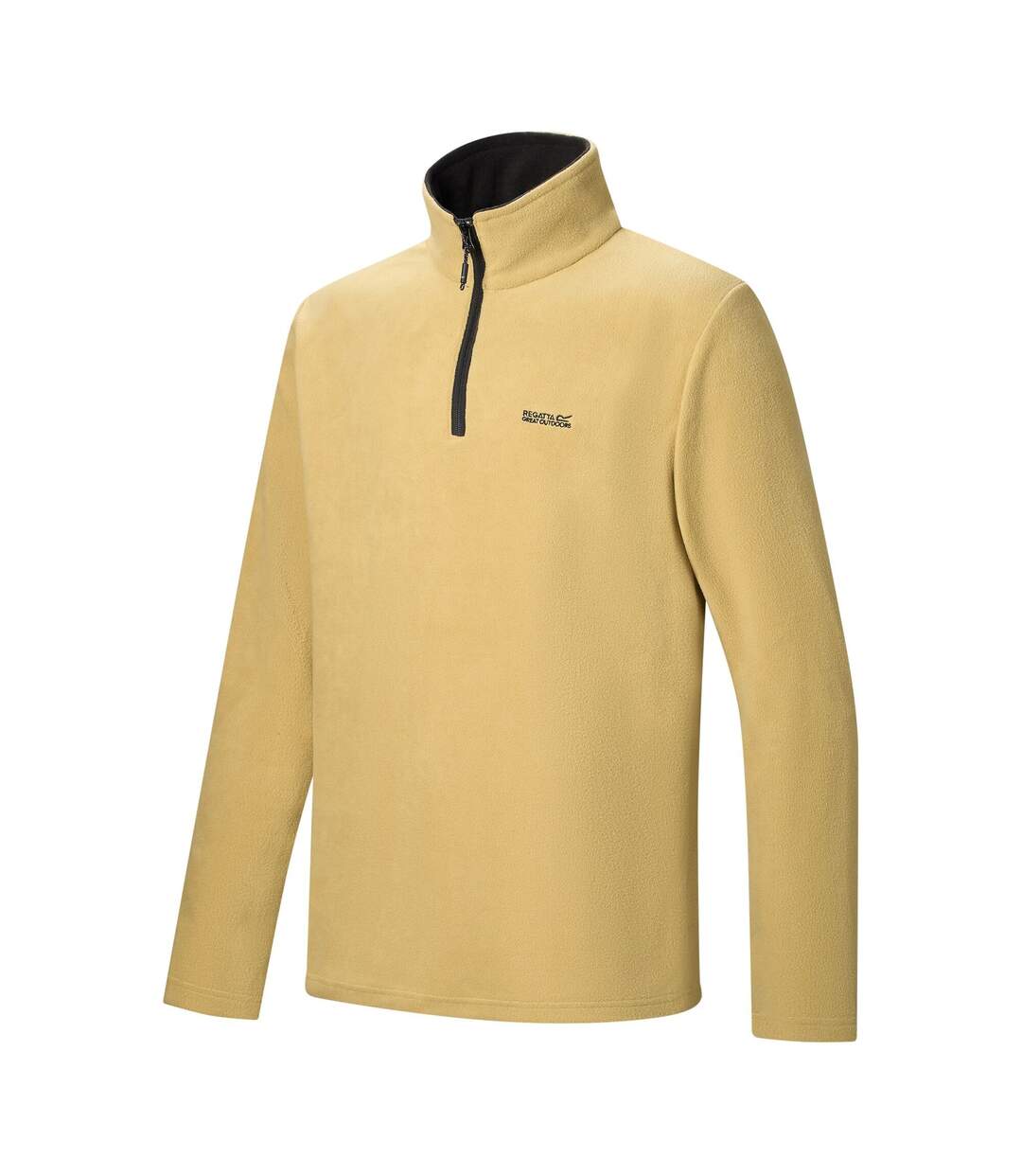 Great Outdoors Mens Thompson Half Zip Fleece Top Desert Beige Regatta-4