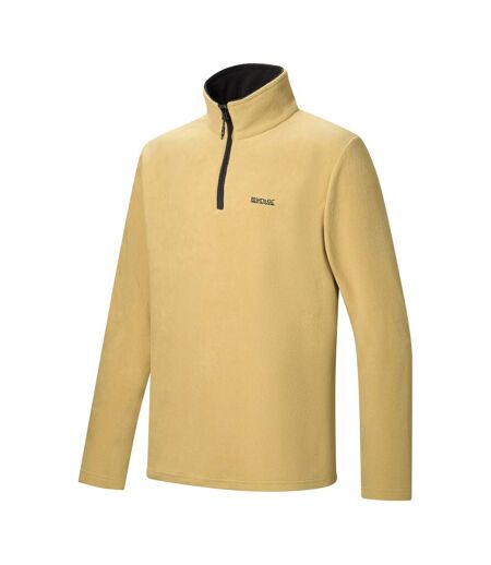 Great Outdoors Mens Thompson Half Zip Fleece Top Desert Beige Regatta