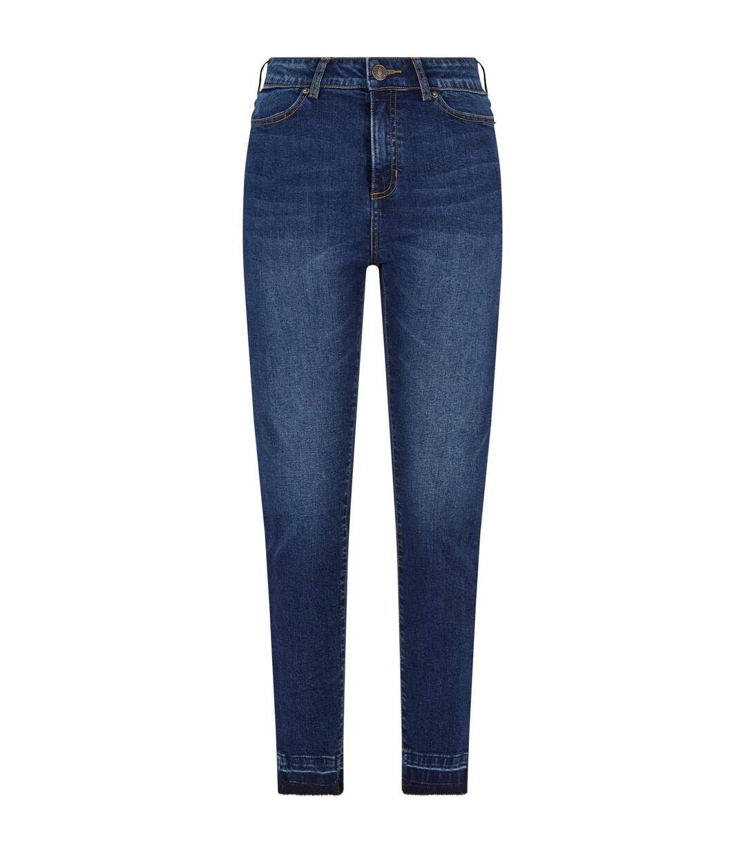 Jean Femme Bleu Foncé Délavé Urban Classics-1