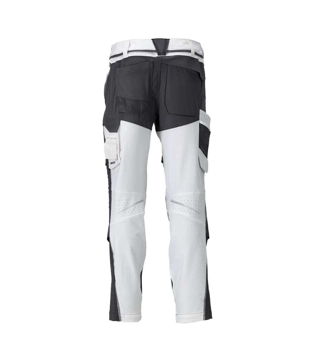 Pantalon De Travail Customised Homme Blanc Gris Pierre Mascot-2