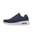 Mens sketch-air court suede trainers navy/black Skechers