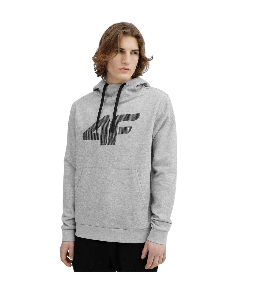 Mens Oth Logo Hoodie Light Grey 4F-4
