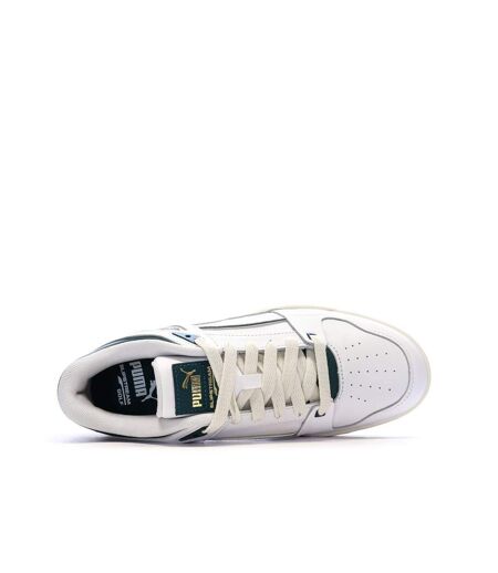 Baskets blanc/vert foncé puma slipstream