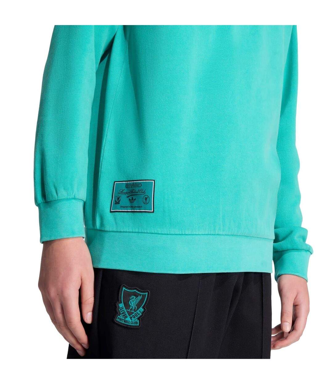 Haut Motif/style Liverpool Fc Terrace Icons Homme Vert Adidas-4