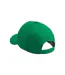 Childrens/kids original 5 panel cap kelly green Beechfield-2