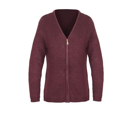 Cardigan Uni Femme Café (Réf. CAFE1)
