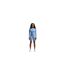 Womens/ladies Pro Seamless Jacket Worker Blue Nike-1