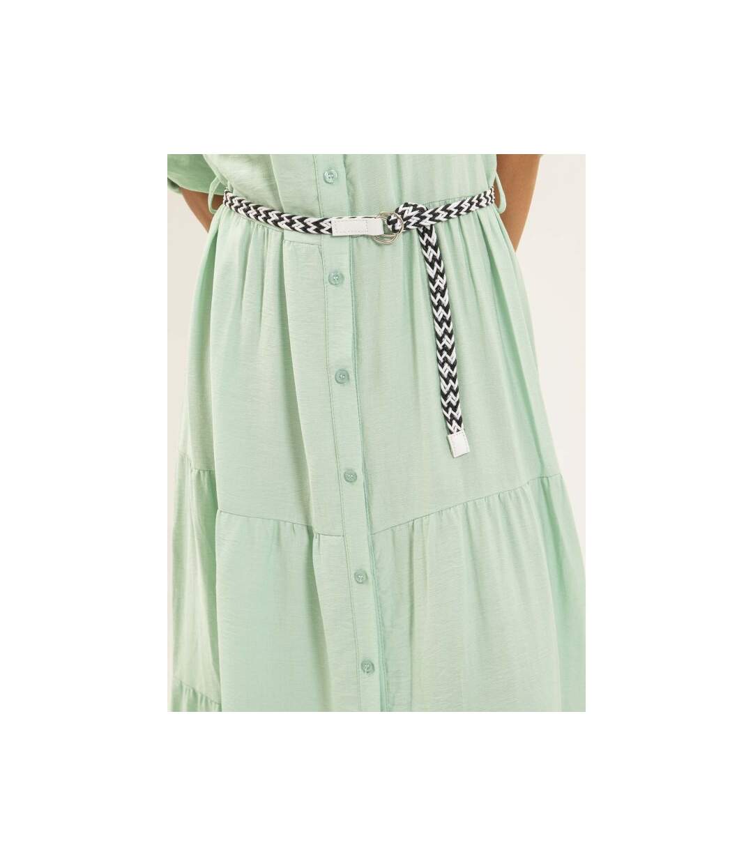 Robe chemise longue avec ceinture ITONIA - Dona X Lisa-3